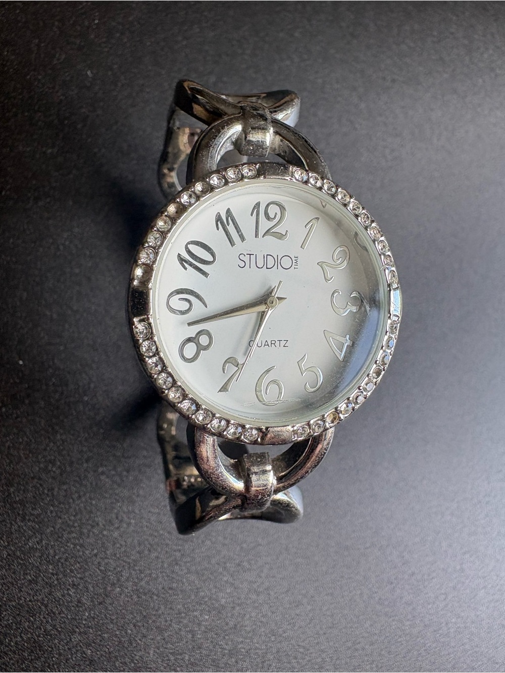 STUDIO Silver Women's Bracelet Watch - Silver measurements shown non running
